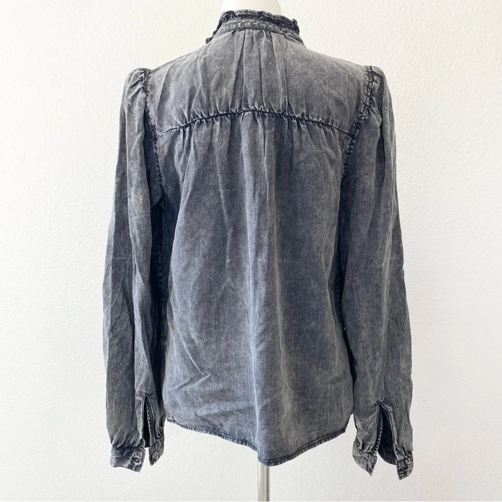 RAILS Camille Button-Down Denim Blouse - Picture 2 of 5